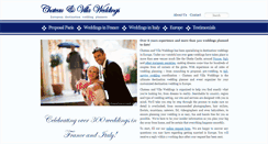 Desktop Screenshot of chateauandvillaweddings.com